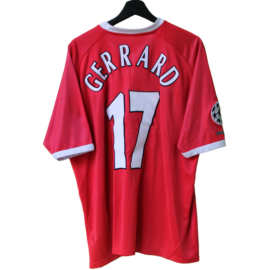 Steven Gerrard 17 - Hjemmebanetrøje 2001/03 - XXL