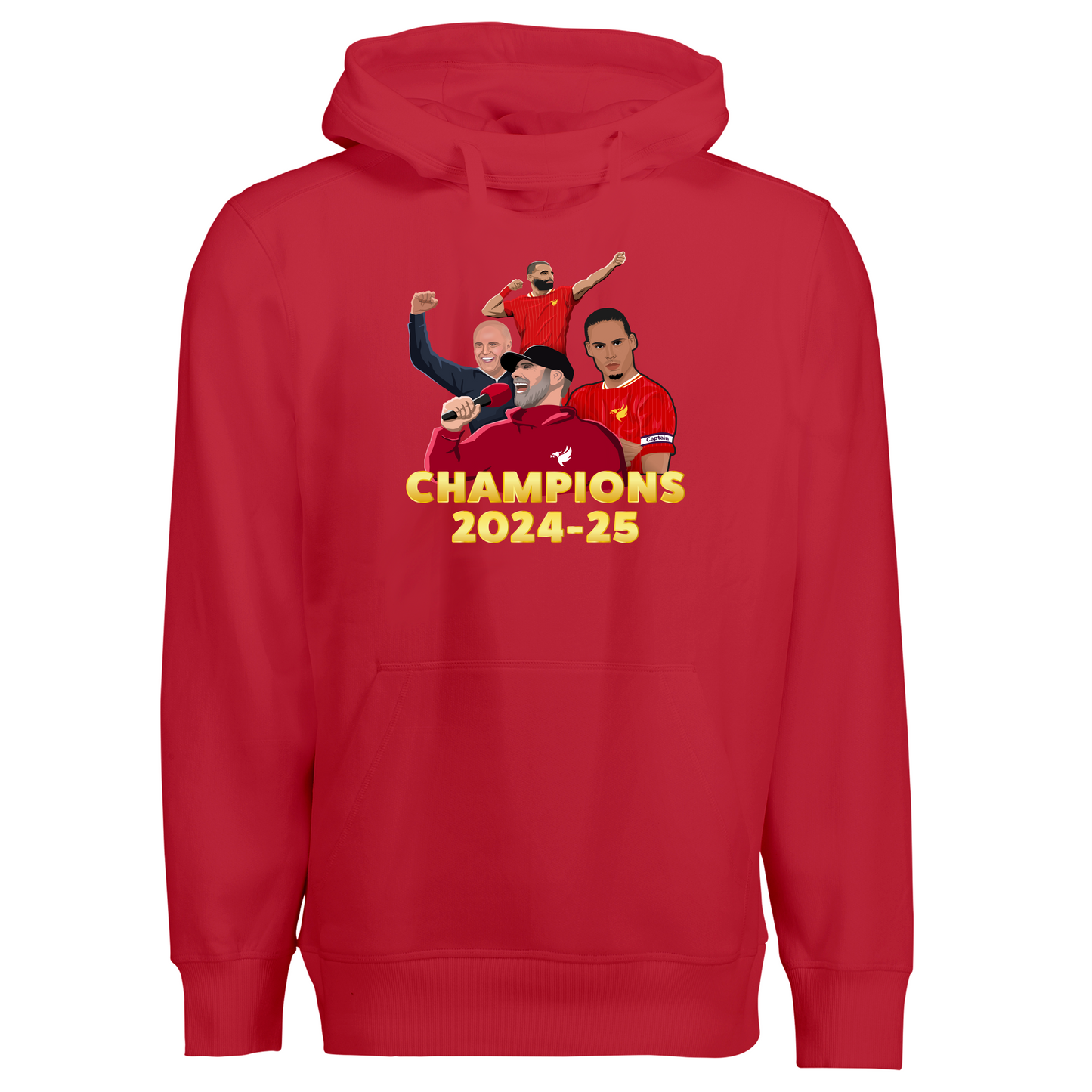 Champions 2024/25 (Klopp, Slot, VVD, Salah) - HOODIE