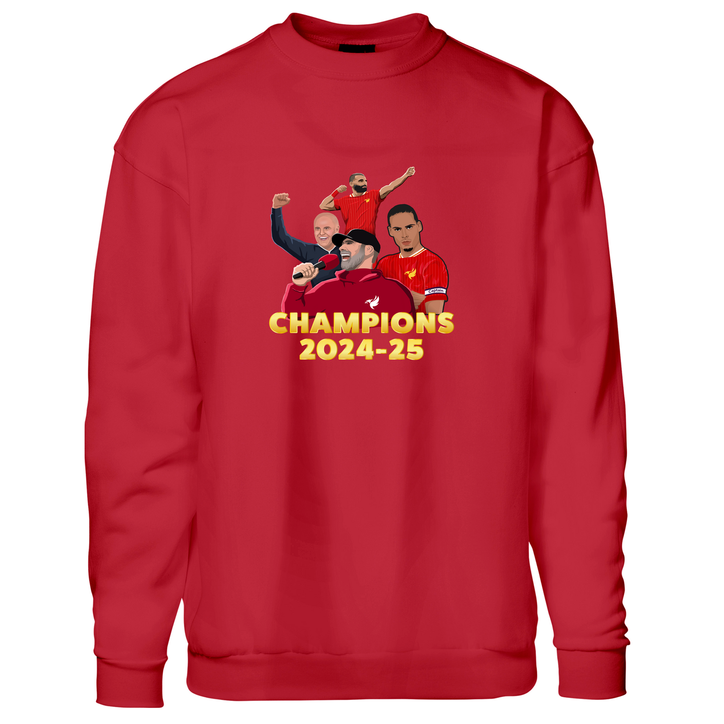 Champions 2024/25 (Klopp, Slot, VVD, Salah) - SWEATSHIRT