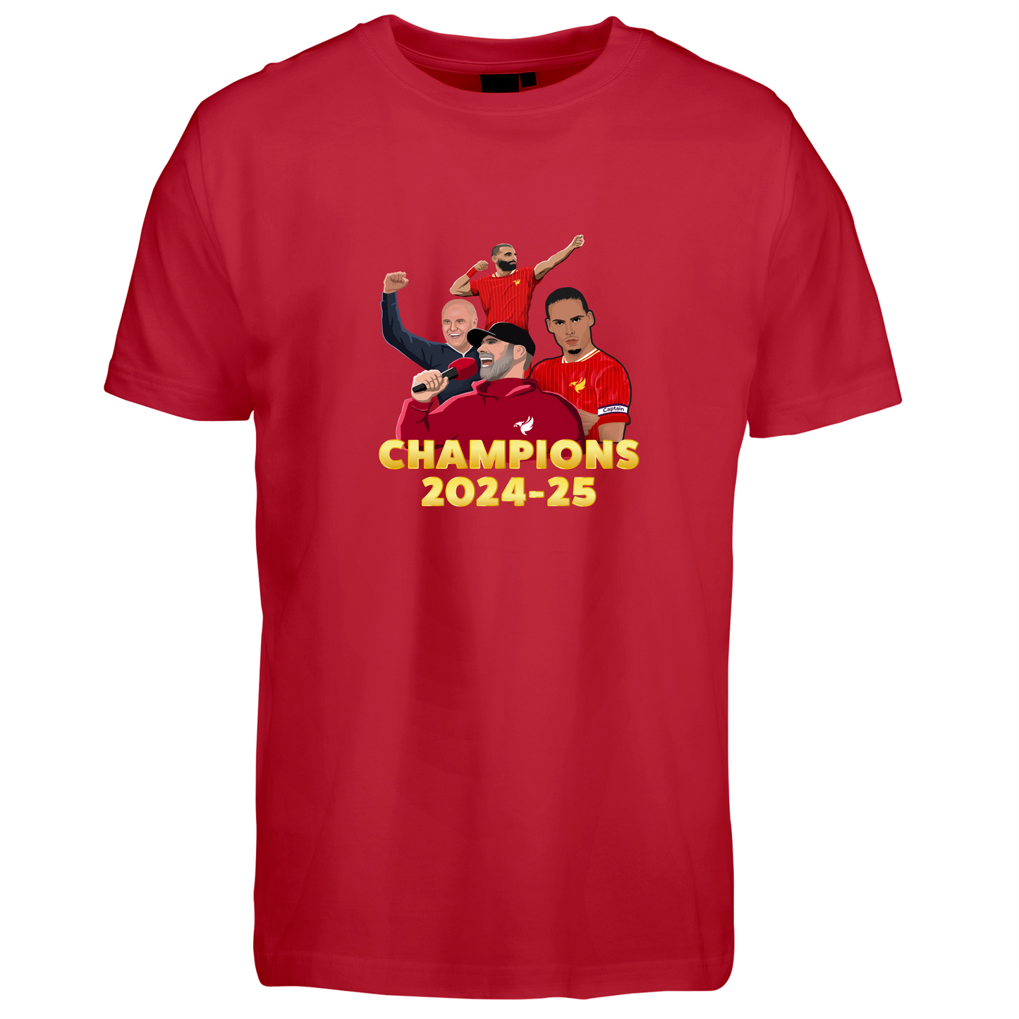 Champions 2024/25 (Klopp, Slot, VVD, Salah)