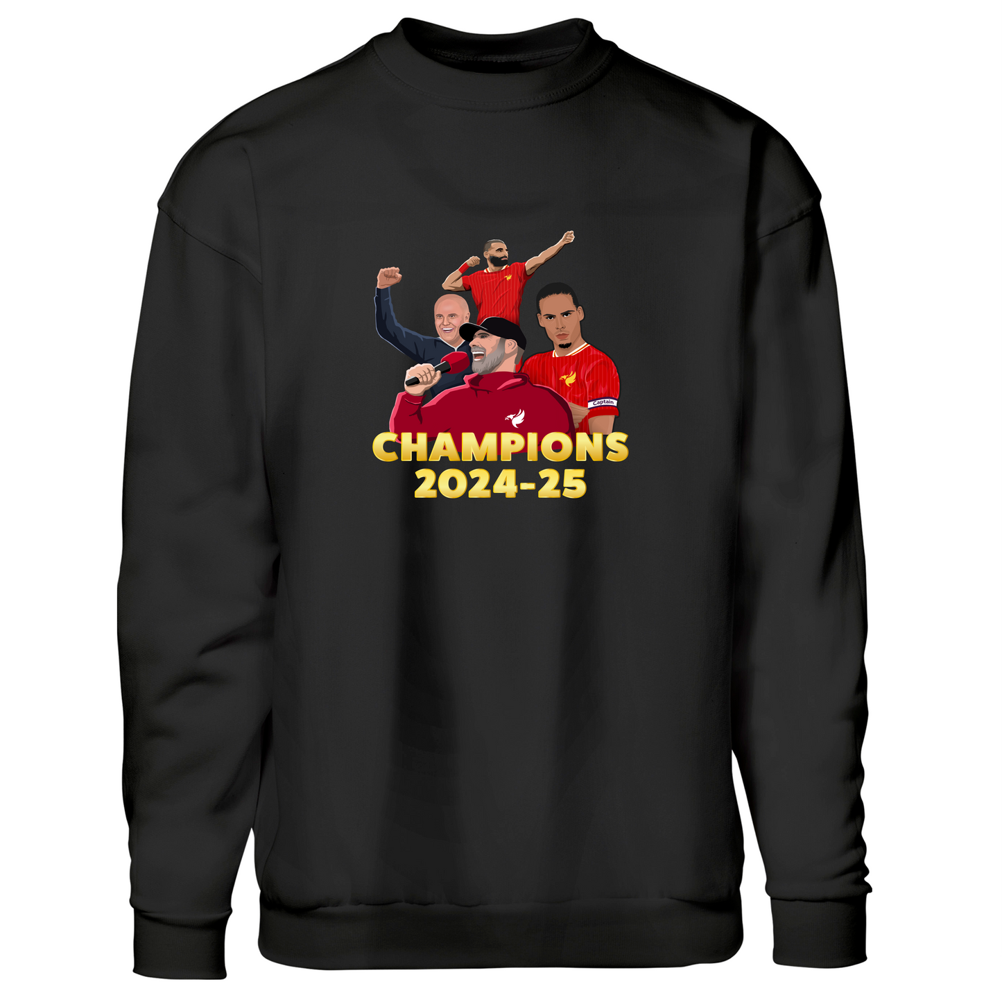 Champions 2024/25 (Klopp, Slot, VVD, Salah) - SWEATSHIRT