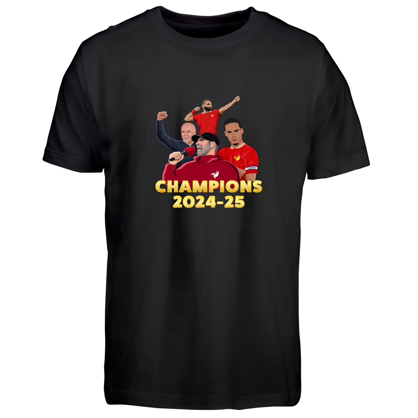 Champions 2024/25 (Klopp, Slot, VVD, Salah)