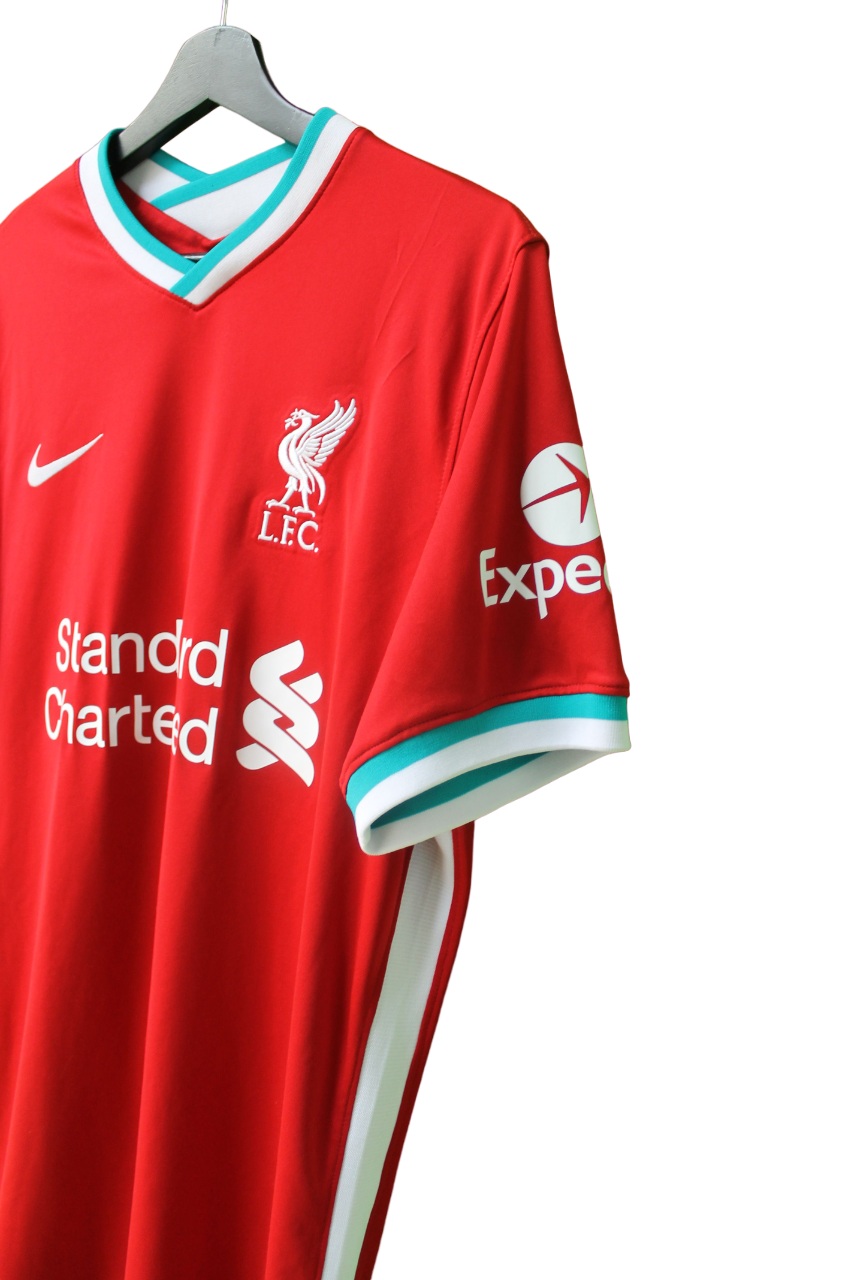 Mohamed Salah 11 - Hjemmebanetrøje 20/21 - Str. L