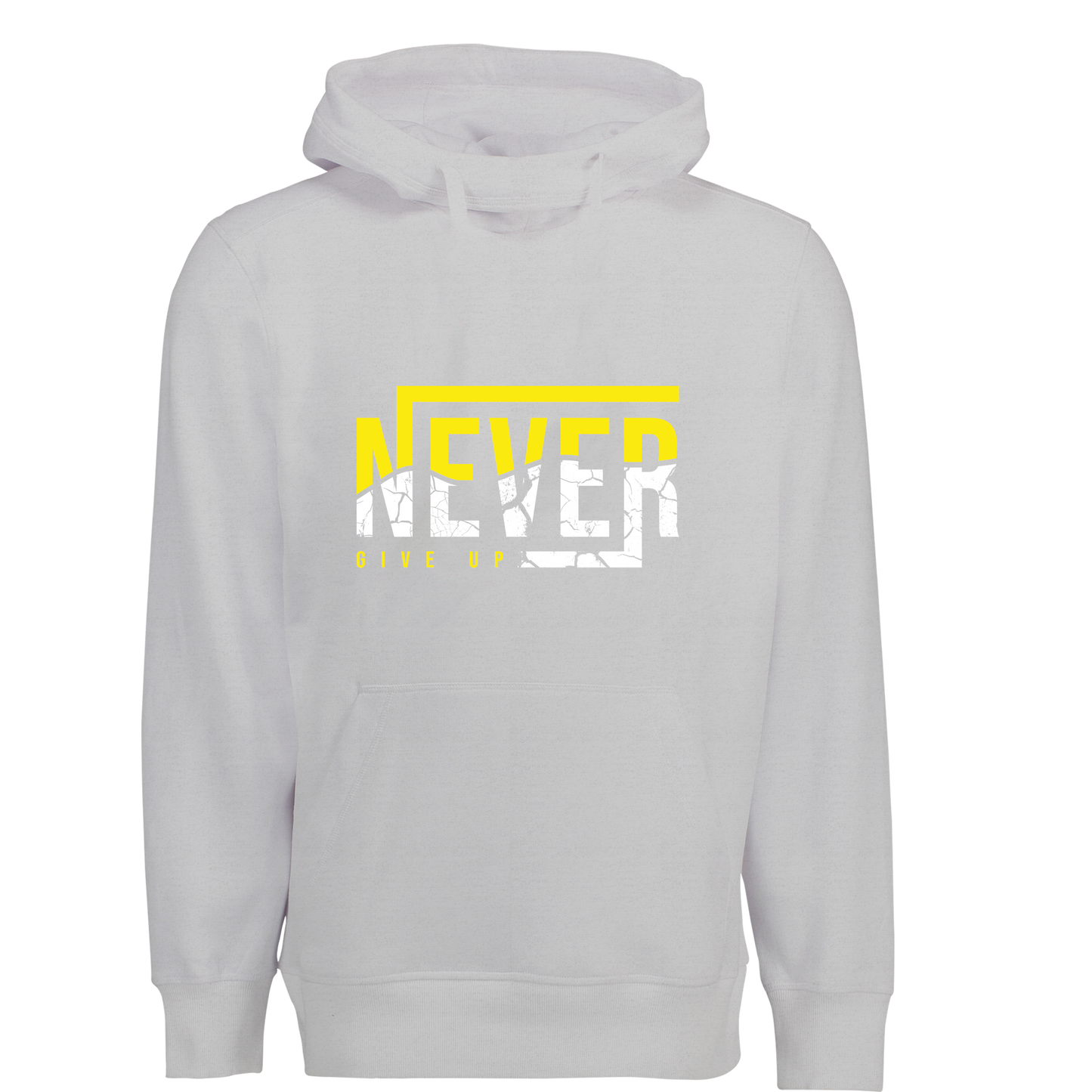 Never give up - hoodie