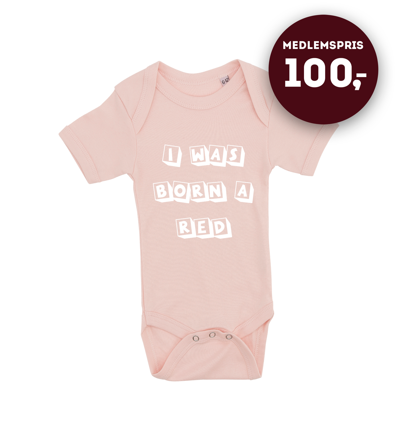I was born a red - baby bodystocking