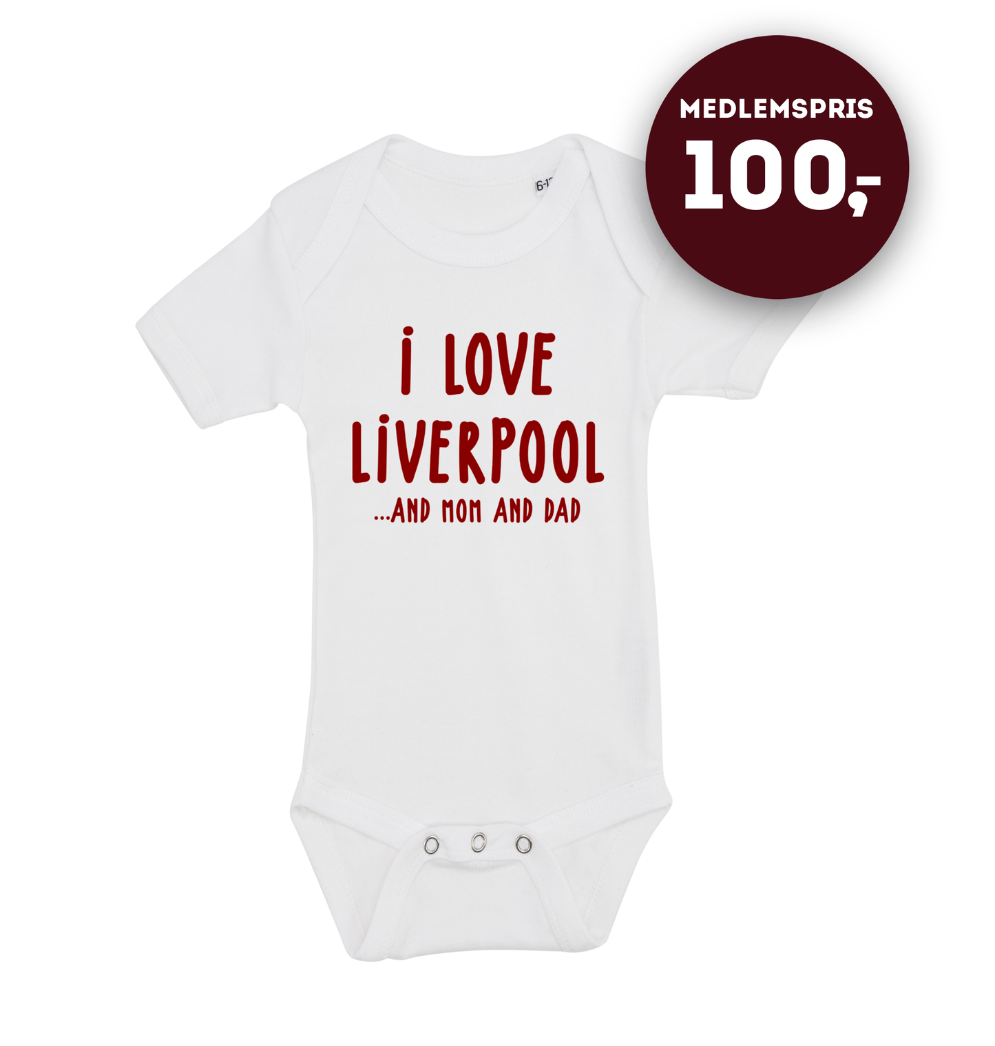 I love liverpool - baby bodystocking