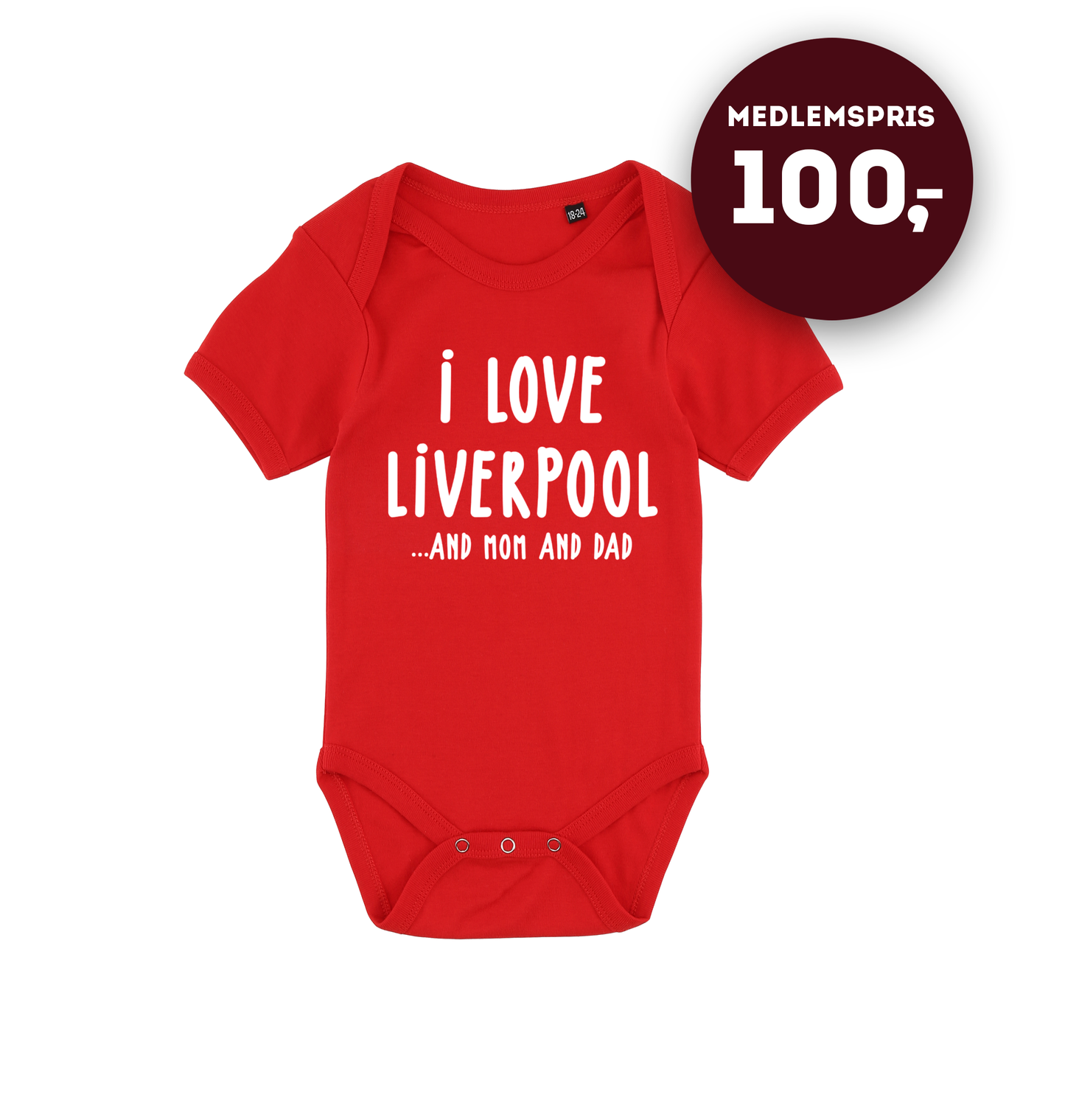 I love liverpool - baby bodystocking