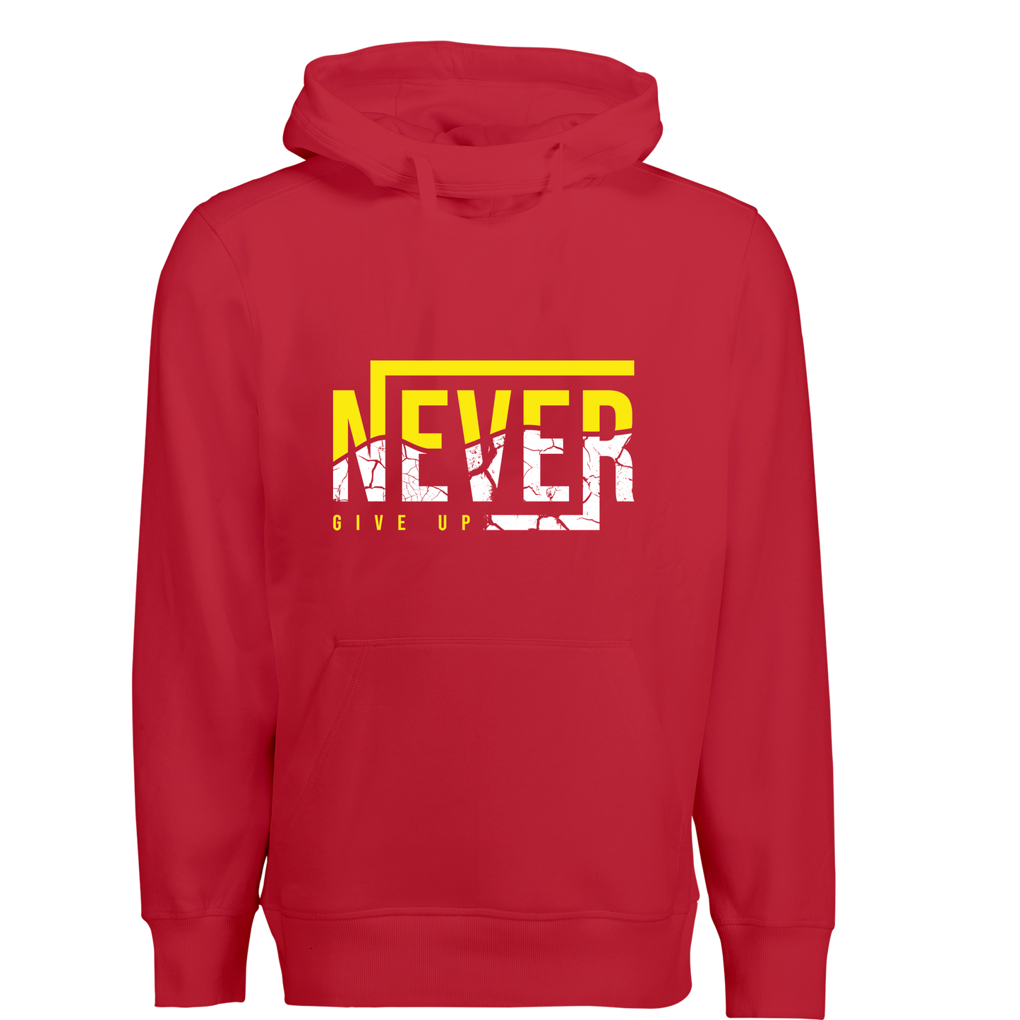 Never give up - hoodie