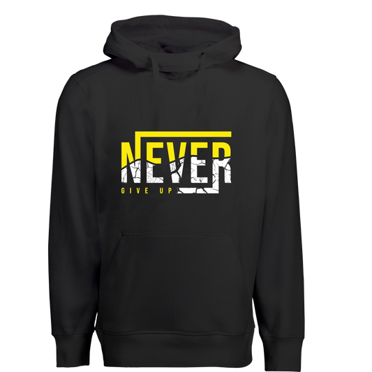 Never give up - hoodie