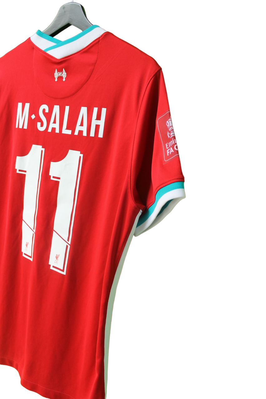 Mohamed Salah 11 - Hjemmebanetrøje 20/21 - Str. L