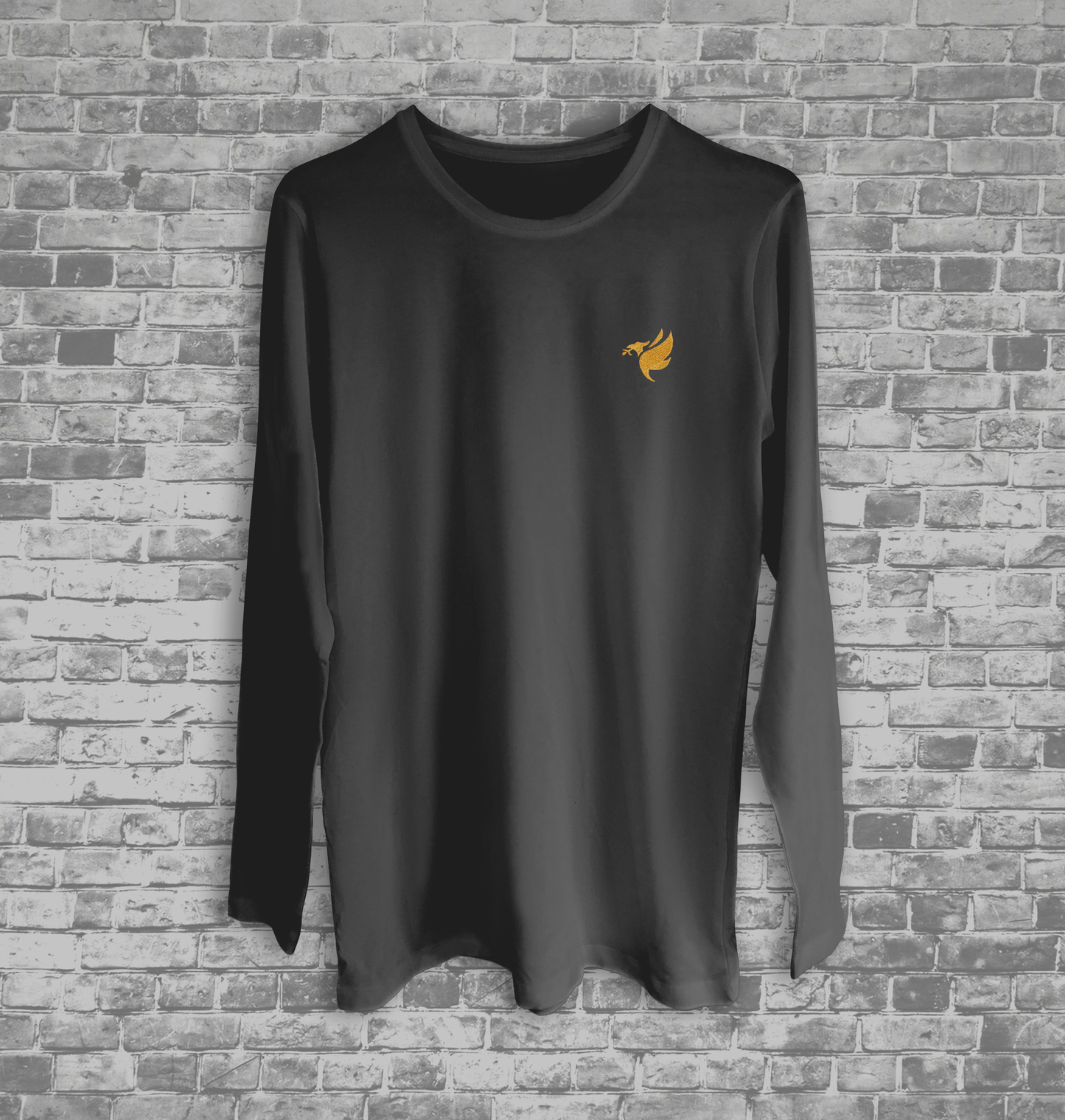Redmen - Langærmet T-shirt - (Mørkegrå)