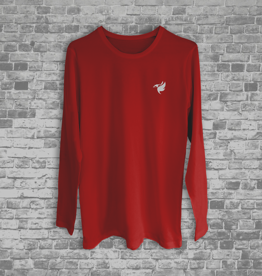 Redmen - Langærmet T-shirt - (Rød)